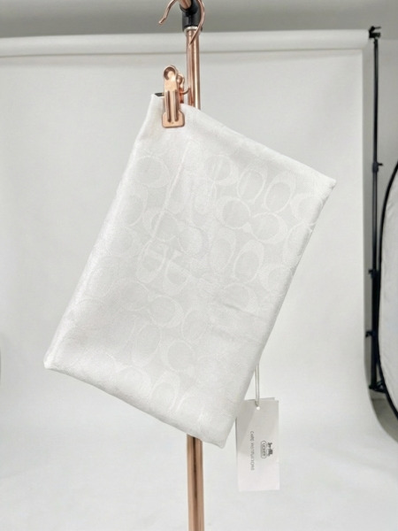 Coach Kaşmir Şal Beyaz