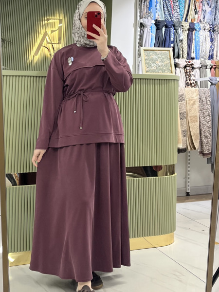 Tensel Modal Kumaş Etekli Takım